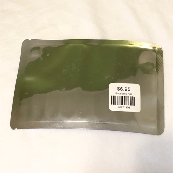 New Pair of Nail Wraps - Purple Watercolor & Popsicles - Picture 5 of 8